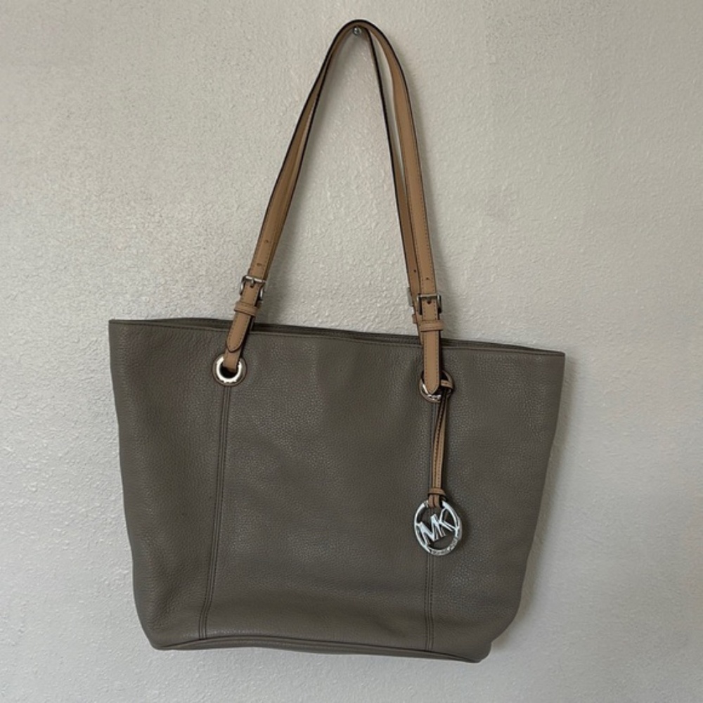 Michael Kors large Leather Tote Bag cappuccino light brown